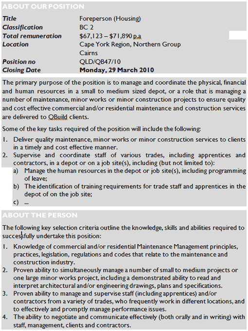 Addressing Selection Criteria Job Winners Guides